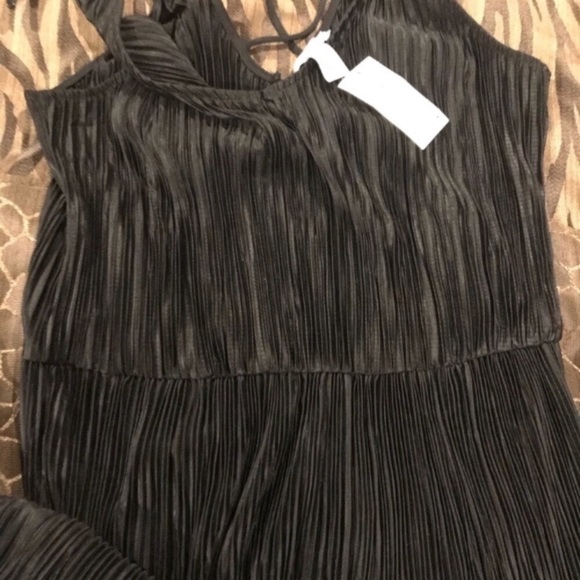 Ruffled Black Dress Size Medium** - Picture 4 of 5
